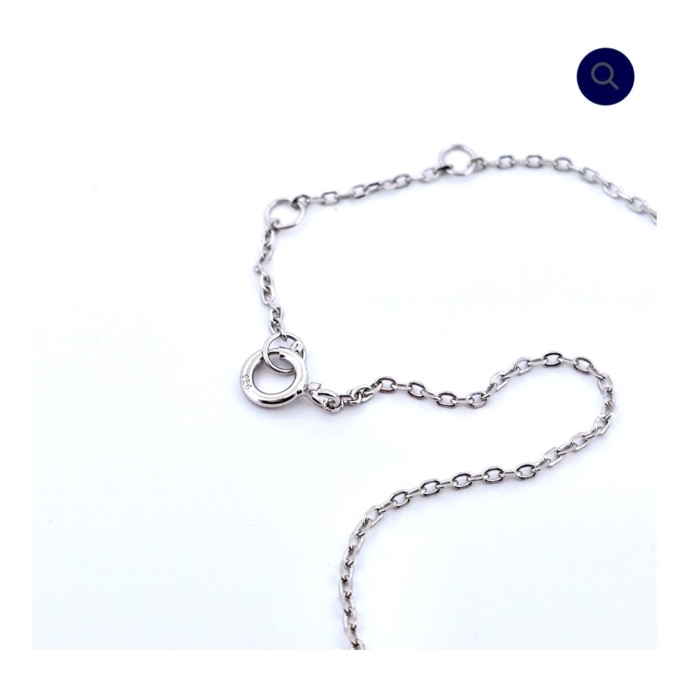 Elegant Silver Clover Bracelet 925 - Picture 3 of 3